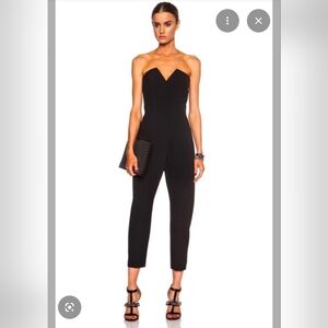 Camilla & Marc Elegant Black Strapless Jumpsuit